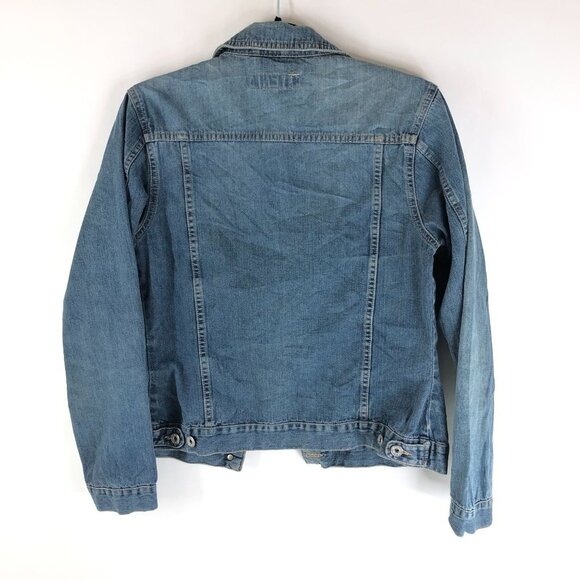 S Oliver Womens Denim Jacket Vintage Retro Trucker Medium Wash Cotton M - Picture 2 of 4